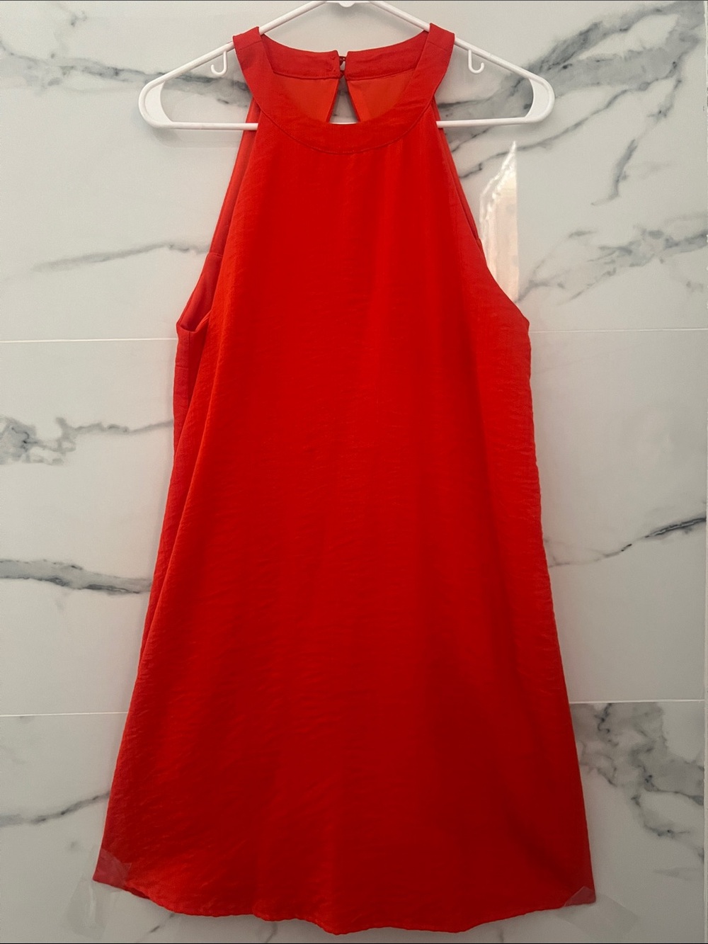 Listicle Red Halter Dress